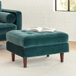 Sven Pacific Blue Ottoman